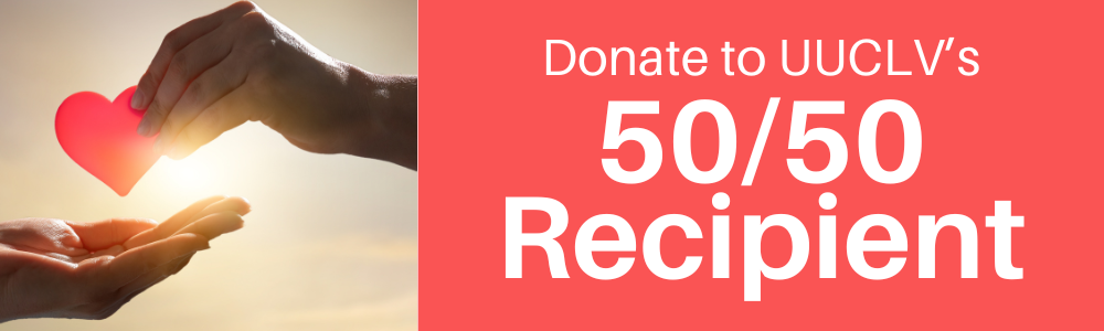 50/50 Recipient Donation Button UUCLV