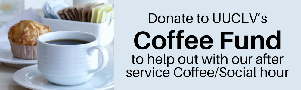 Coffee Fund Donation Button UUCLV